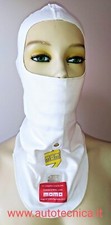 SOTTOCASCO IGNIFUGO MOMO BIANCO OMOLOGATO FIA 8856-2000 RALLY PISTA BALACLAVA