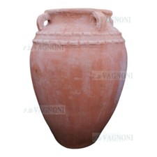 Orcio anfora 4 manici cm 72 vaso in terracotta stile grecia arredo giardino
