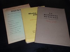 3 RIVISTE MUSICALI ANNI