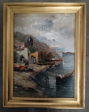 Marina, dipinto olio su legno