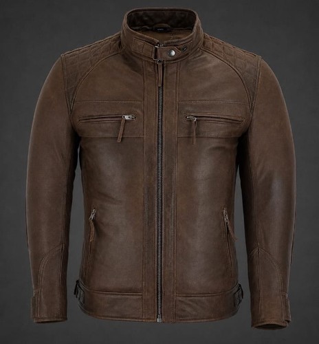 Giacca uomo vera pelle - , marrone