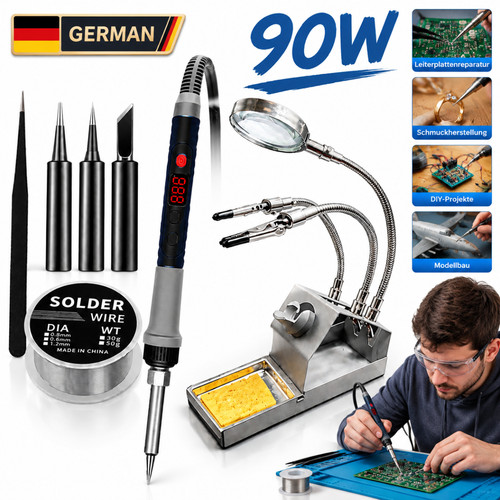 Set saldatore 90w - set,