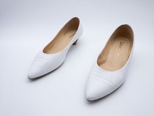Gabor Donna Zeppe Tacchi Alti Elegante Scarpe per Tempo Libero Bianco Tg. 42 Eu
