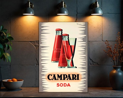 Insegna campari soda vintage - insegna,