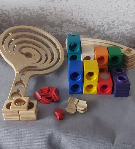 Quadrilla marble run set - run,