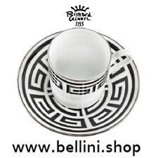 RICHARD GINORI LABIRINTO NERO Tazza caffè con piattino cc 80 forma Impero
