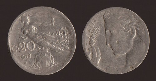 Centesimi 1908 liberta - liberta',