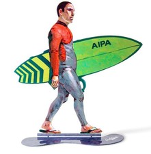 David Gerstein - Scultura free standing "WALKING SURFER"