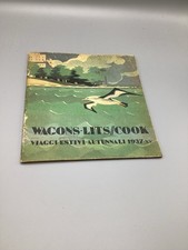 WAGONS LITS COOK VIAGGI ESTIVI AUTUNNALI 1927 TURISMO 