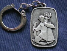 MEDAGLIA SAN CRISTOFORO SAINT CHRISTOPHER PROTETTORE "KOMET - BRASSELER GERMANY"