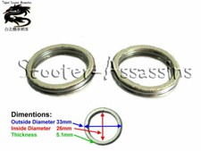 2x EXHAUST GASKET for YAMAHA