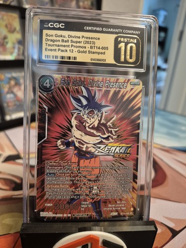 Dragon ball cgc pristine - pristine, 10