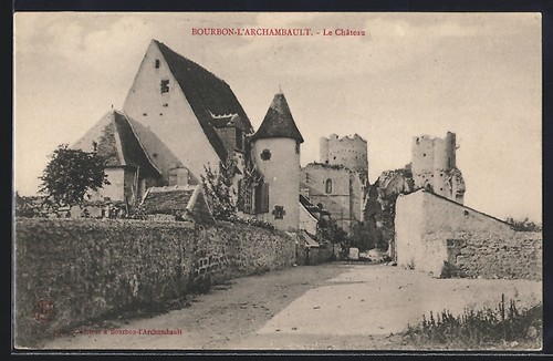 Cpa bourbon archambault le - bourbon-l´archambault,,