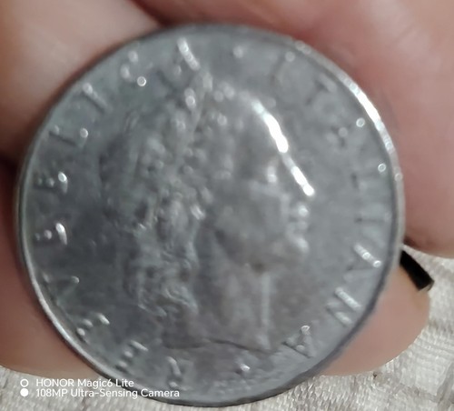 Moneta lire anno 1955 - moneta,