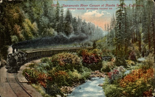 Sacramento river canyon shasta - sacramento,