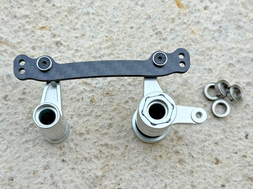 Set manovella sterzo alluminio