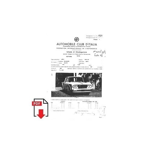 1967 lancia fulvia scheda - lancia,