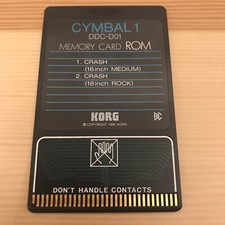 KORG DDC-D01 Cymbal 1 scheda