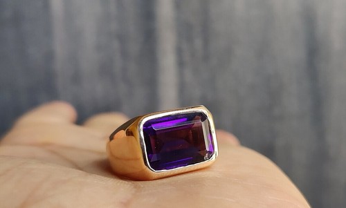 Anello uomo ametista in - uomo,