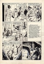 ALBERTO TOSI - TAVOLA ORIGINALE da CAPITAN WALTER - ALBOVITT  (1953)