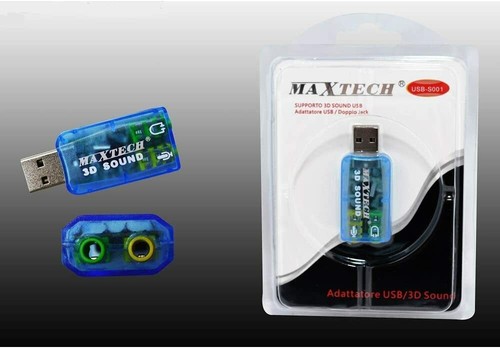 Scheda audio usb - usb, 3d