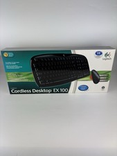 Tastiera Logitech Cordless Desktop EX100 nuova sigillata