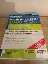 LIBRO CONCORSO MINISTERO DELLA DIFESA - 1000 posti - VARI PROFILI MANUALE SIMONE