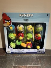 ANGRY BIRDS PELUCHE FLINGERS IN SCATOLA ORIGINALE - FINGER PUPPETS MATITA TOPPERS