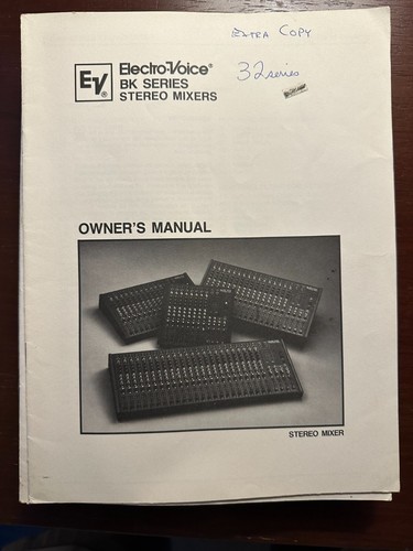 Electro voice series - ev,