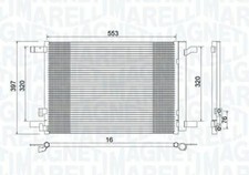 CONDENSATORE RADIATORE ARIA