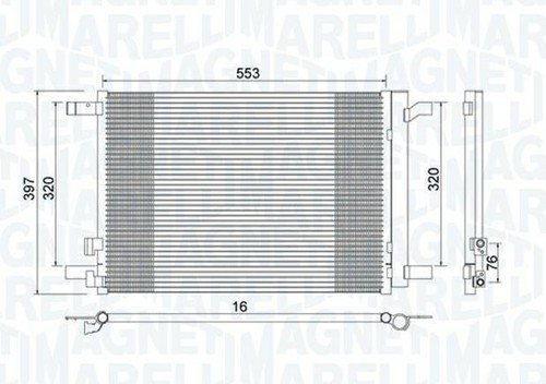 Condensatore radiatore aria - condensatore,