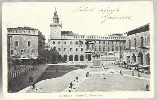Antica cartolina bologna - di,