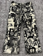 Rari pantaloni da snowboard Burton Ronin Picasso succhia stampa collage taglia XL