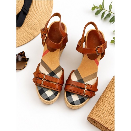 Sandali con zeppa espadrillas