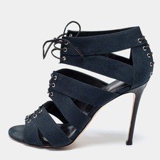 Sandali Gianvito Rossi blu in