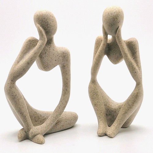 Coppia statuine pensatore
