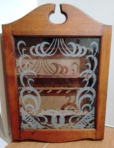Vintage 1981 legno vetro - vintage,