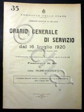 Ferrovie - Orario Generale