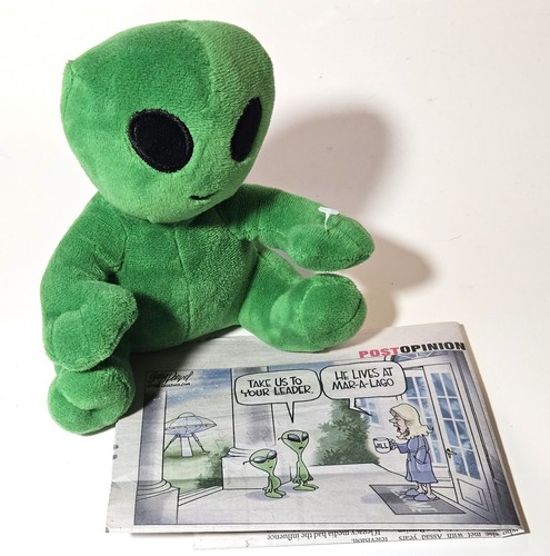 Dollibu green alien - green, peluche