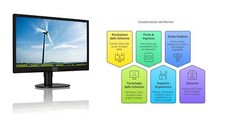 Monitor philips 231s4qcb - 23",