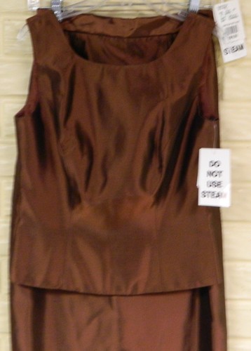 Top smanicato gonna lunga - e,
