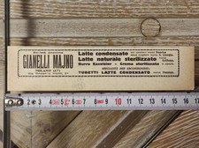Antica pubblicità del 1923 latte burro Gianelli Majno Milano FAI UNA PROPOSTA