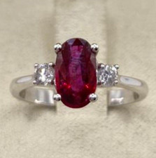 ANELLO IN ORO BIANCO 18kt. CON