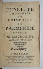 STORIA DI PARMENIDE - ediz. 1707 - Le Coq - raro - Macedonia