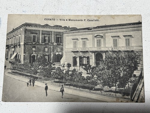 Cartolina corato villa - villa, e