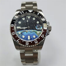 40mm Uomini Orologio Meccanico Sapphire SUB Lunetta+Cinturino per NH35 Movimento