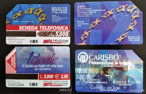 Schede telefoniche usate - telefoniche,