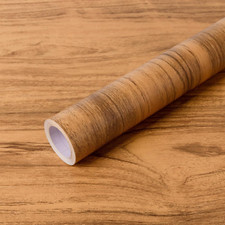 Carta Pellicola Plastica Adesiva per Mobili Effetto Legno, Rivestimento Rotolo L