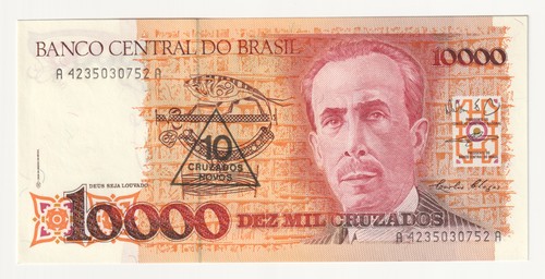 Banconota brasile 000 - banconota, 10.000