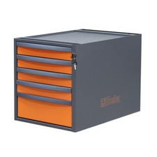 Cassettiera 5 tiretti per banchi Beta C58CSH/O 5C arancio 367x588xh457mm